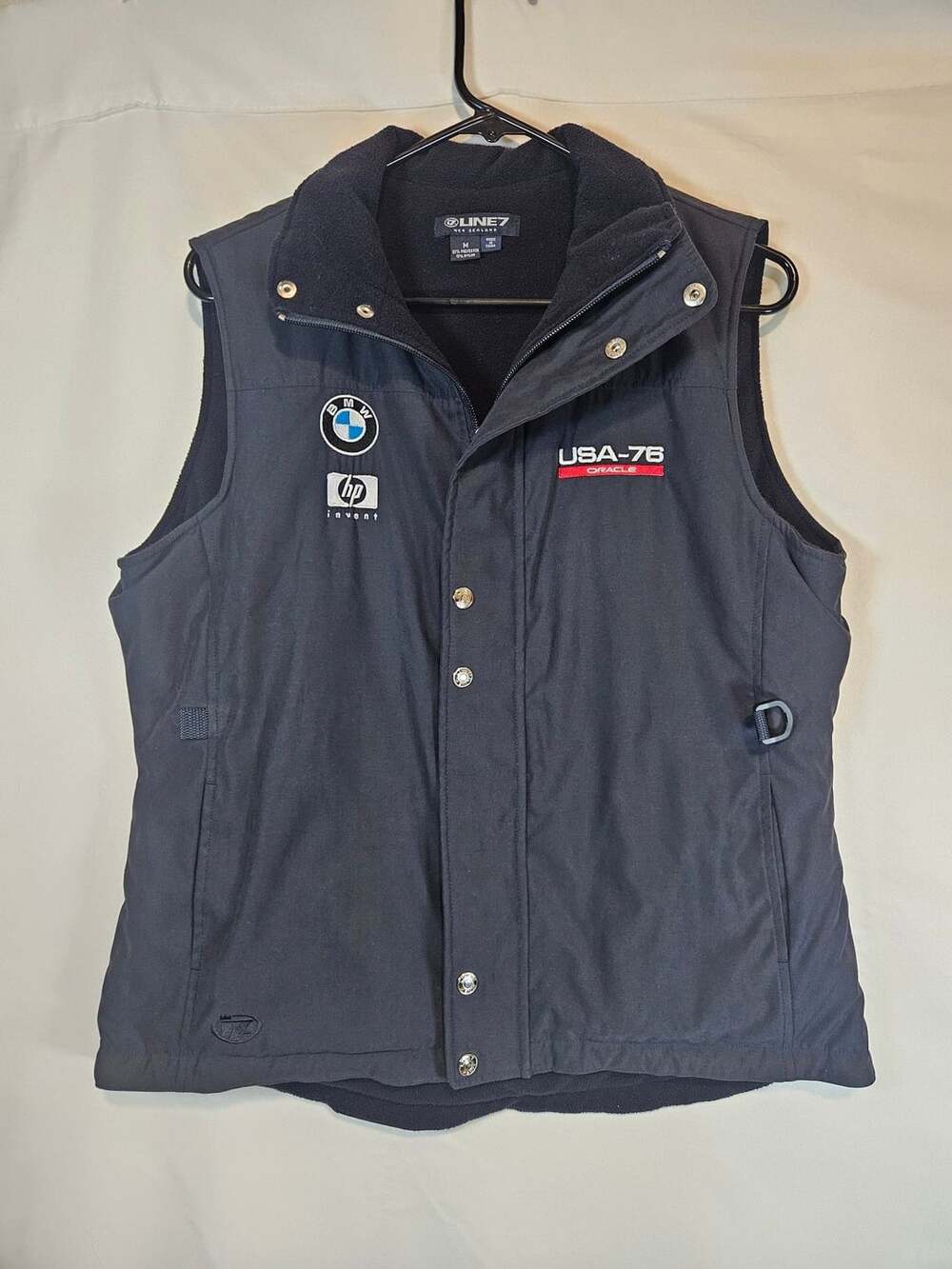 Line 7 New Zealand USA-76 Oracle BMW HP Racing Vest Size M
